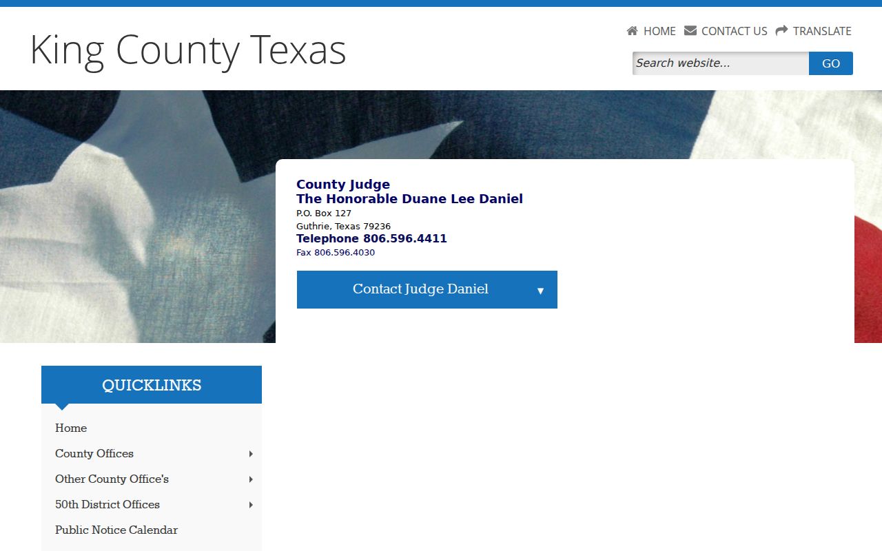 King County criminal records courthouse contact page